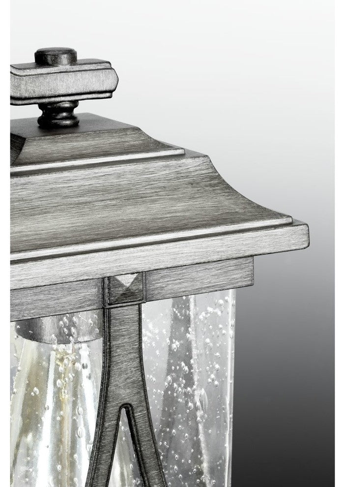 Abbott Collection 1-Light Small Wall Lantern, Antique Pewter