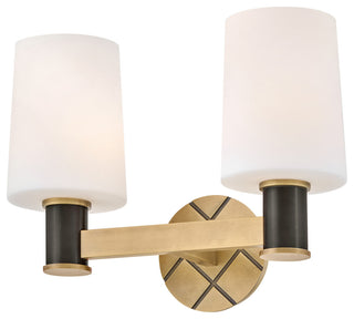 Hinkley Lighting 51372-BX Declan 2 Light 15"W Vanity Light - Heritage Brass /