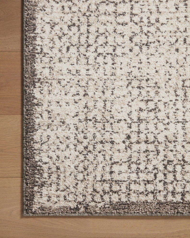 Loloi II Darby Ivory / Stone 2'-7" x 12'-0" Runner Rug