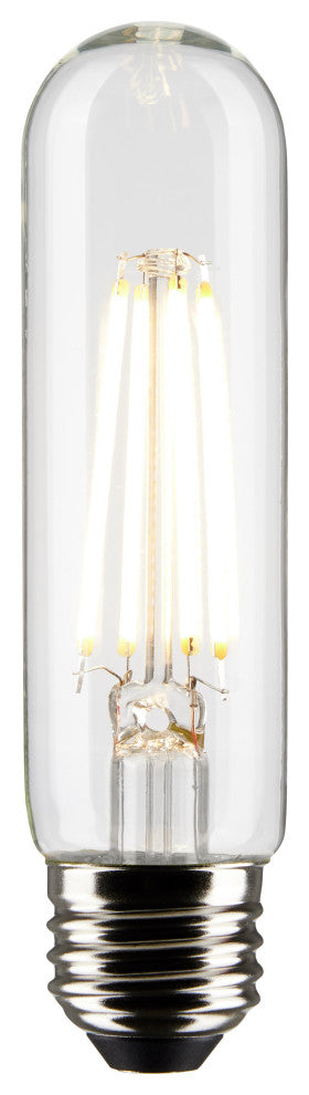 8W T10 LED, Clear, Medium Base, 2700K, 800 Lumens, 120V, 2-Pack