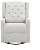 Ava Swivel Glider Recliner, Gray