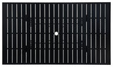 Slat 42" x 73" Rectangular Top With Hole, Driftwood