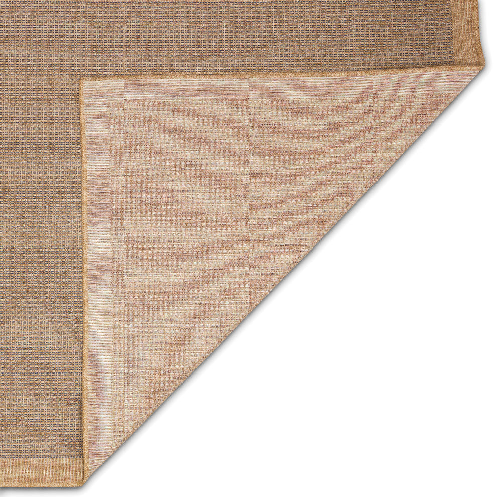 Sahara Texture Border Indoor/Outdoor Rug, Navy, 3'3"x4'11"