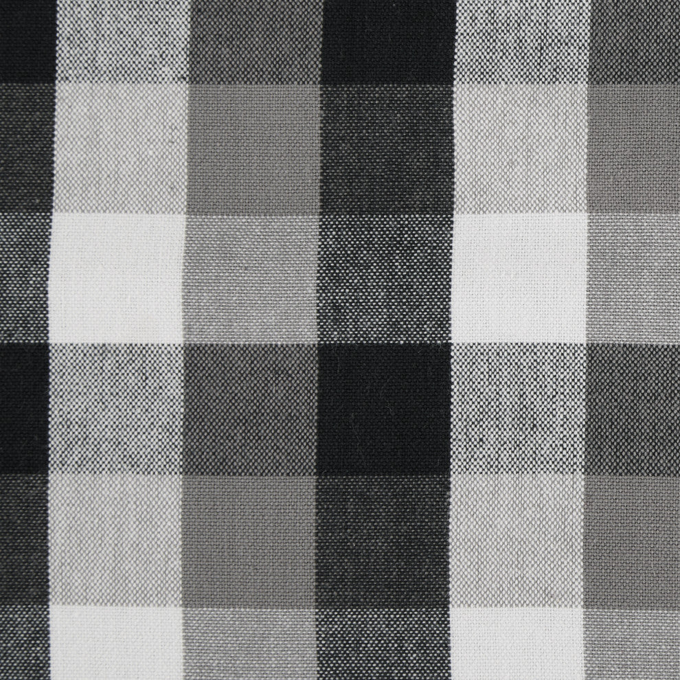 DII Black, Gray and White Pillow Cover 18x18", 4 Piece