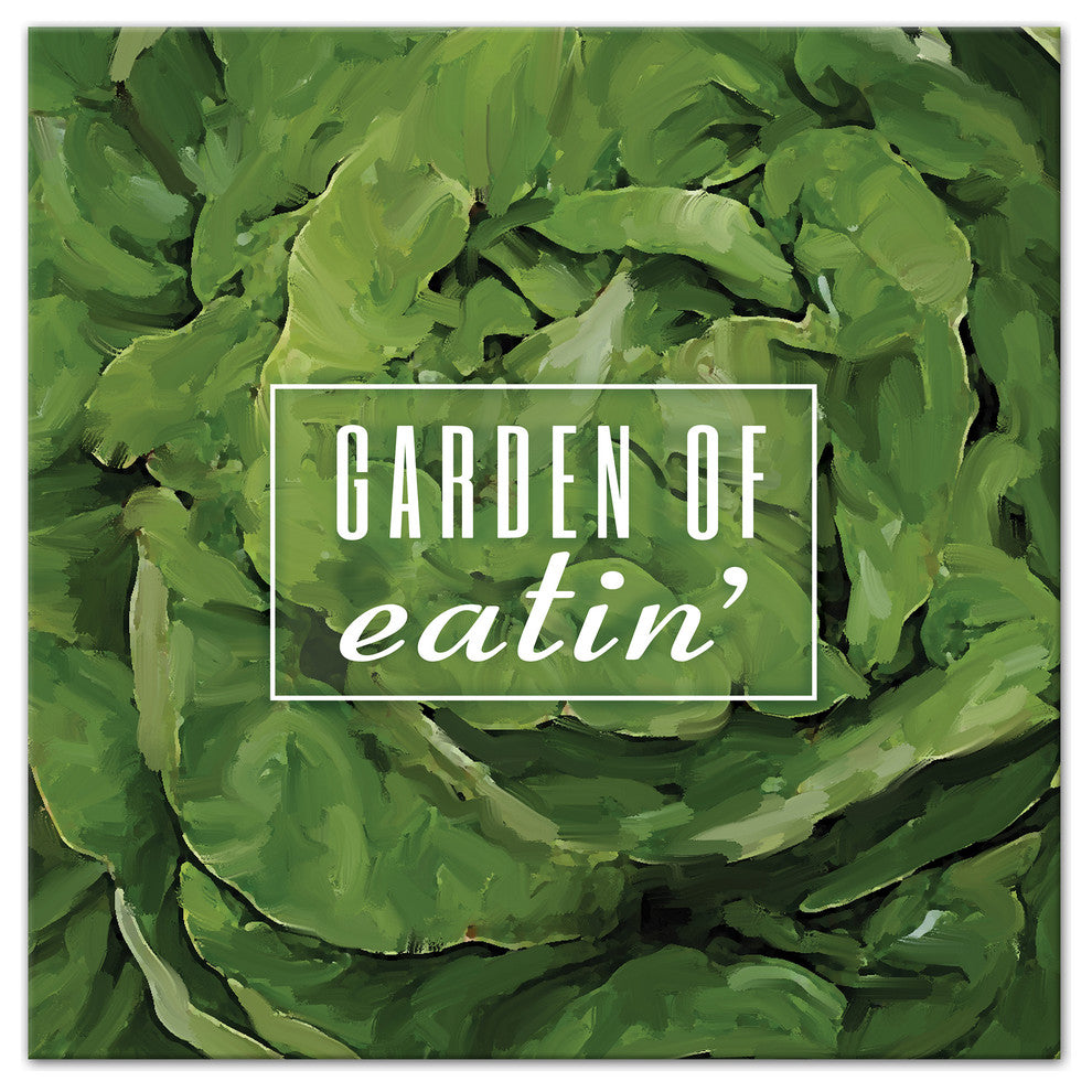 Garden of Eating 16"x16" Print on Canvas