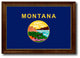 Montana State Flag Canvas Print, 19"x27"