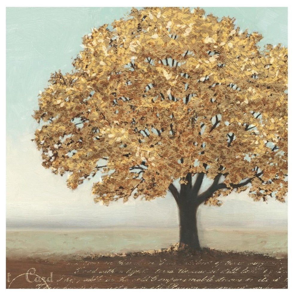 "Gold Reflections I" Digital Paper Print by James Wiens, 26"x26"