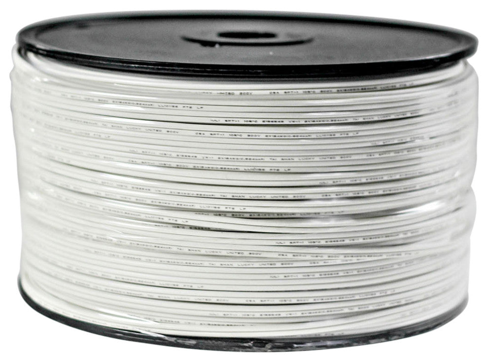 250' Spool Of Spt-2 White Zipcord