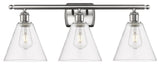 Innovations 516-3W-SN-GBC-82 3 Light Bath Vanity Light, Brushed Satin Nickel