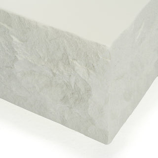 Modrest Quarry Modern Off-White Square Coffee Table