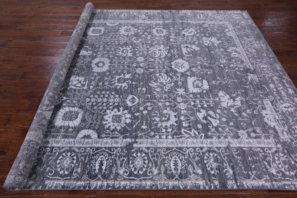 Wool & Silk Hand Knotted Persian Rug 8' 0" X 10' 0" - Q15756