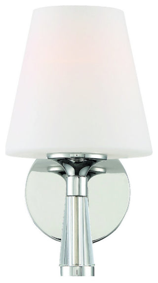 Ramsey 1 Light Wall Mount in Polished Nickel