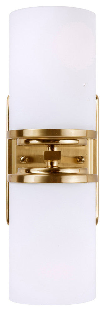 2-Light Wall Sconce, Soft Gold
