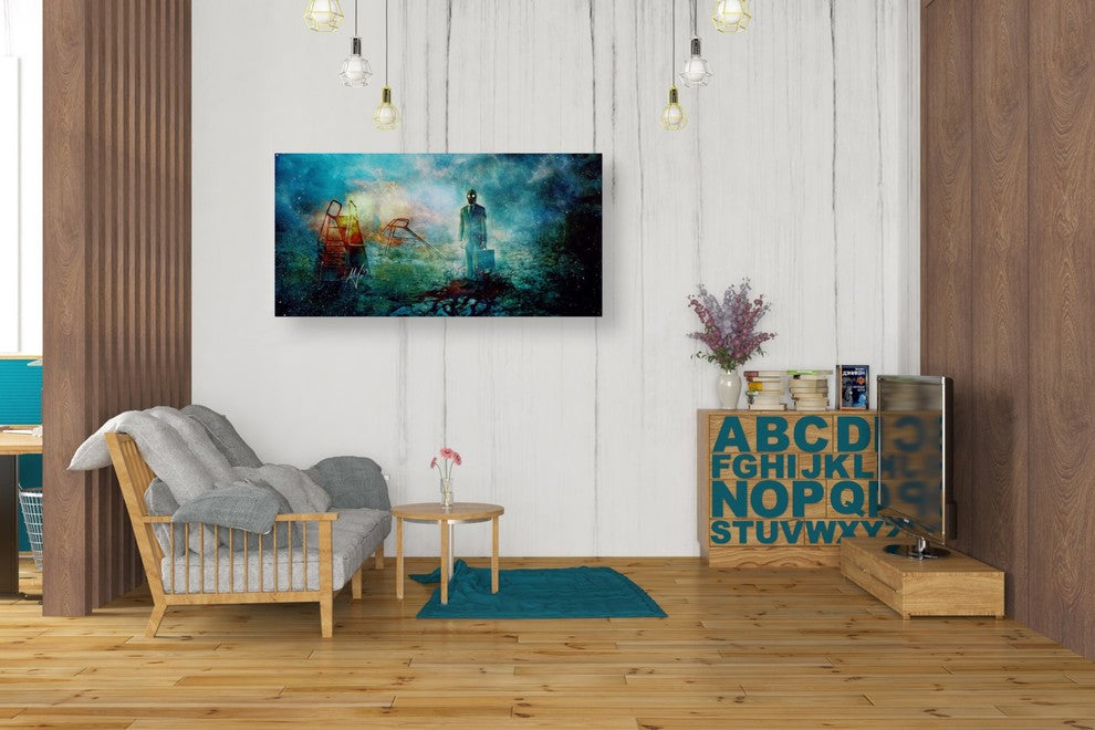 Cortesi Home "Grief" by Mario Sanchez Nevado, Giclee Canvas Wall Art, 20"x40"