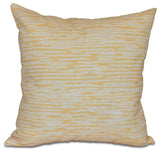 Marled Knit, Geometric Print Pillow, Yellow, 26"x26"