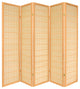 6' Tall Kimura Shoji Screen, 5 Panel, Natural