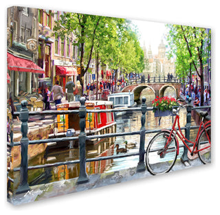 The Macneil Studio 'Amsterdam Landscape' Canvas Art, 47"x35"