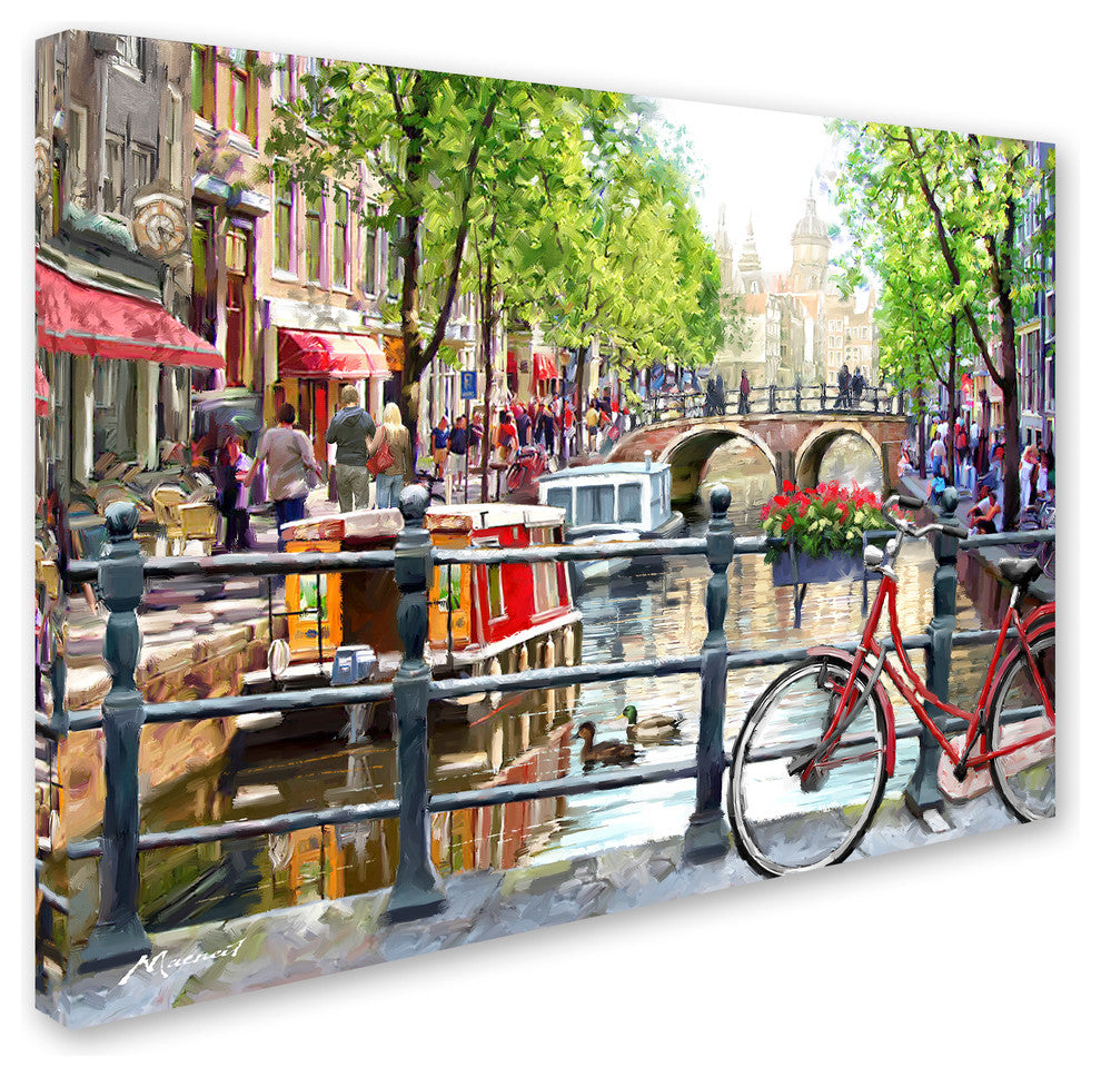 The Macneil Studio 'Amsterdam Landscape' Canvas Art, 47"x35"