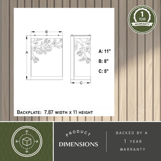 Douglas 1-Light Bronze Indoor-Outdoor Rustic Wall Sconce Bathroom Vanity Fixture, Pine Cone