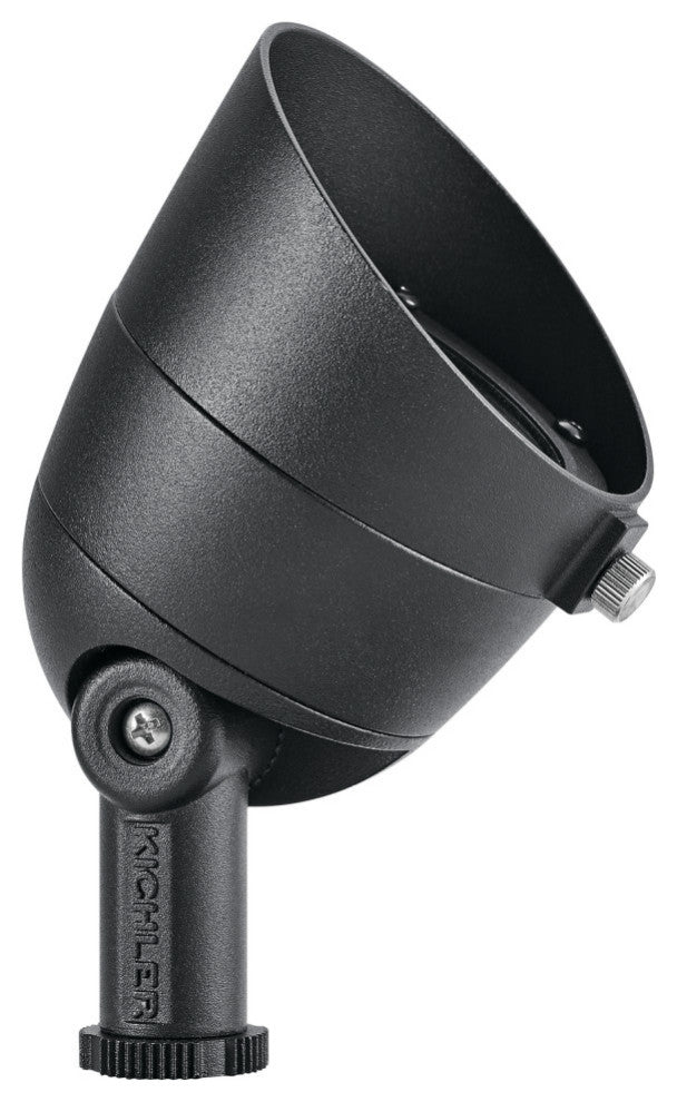 Kichler 16157BKT30 LED Landscape Accent, Textured Black Finish