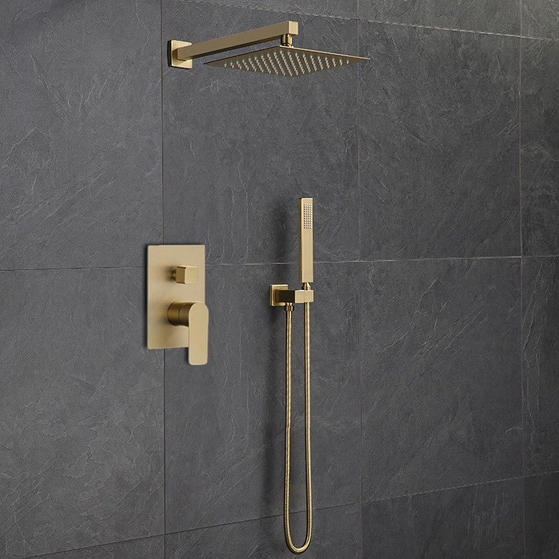 Fontana Marion Wall Mounted Hot and Cold Mixer Shower Set, 10"
