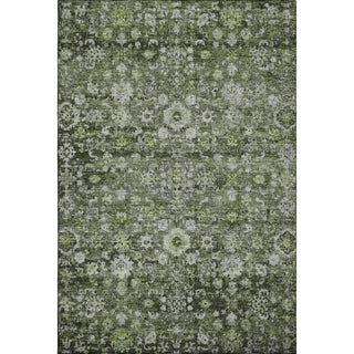 Premium Machine Washable Mayfield AMF651 Green 5' x 7'6" Rug