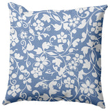 Evelyn Decorative Throw Pillow, Cornflower, 16"x16"
