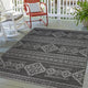 Indoor/Outdoor Sedona SN14 Midnight Machine Washable 3' x 5' Rug