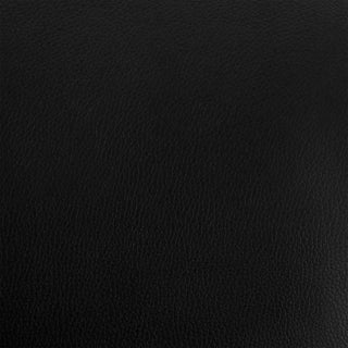 Brigden Black Faux Leather and Black Metal Swivel 30" Bar Stool