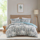 Madison Park Brielle 3 Piece Floral Printed Cotton Duvet Cover Set