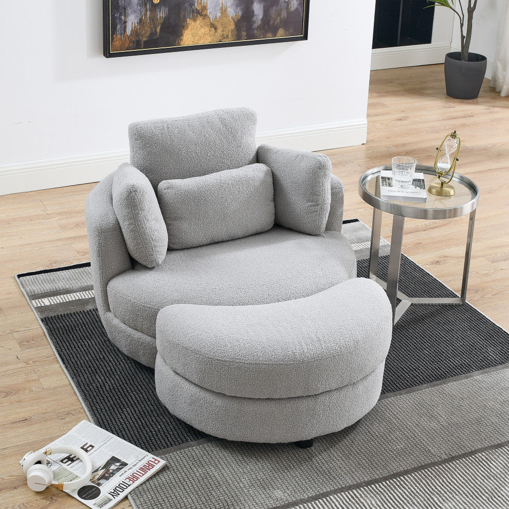 Gewnee Oversized Swivel Chair