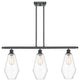 Innovations 516-3I-BK-G652-7 3-Light Island Light, Matte Black