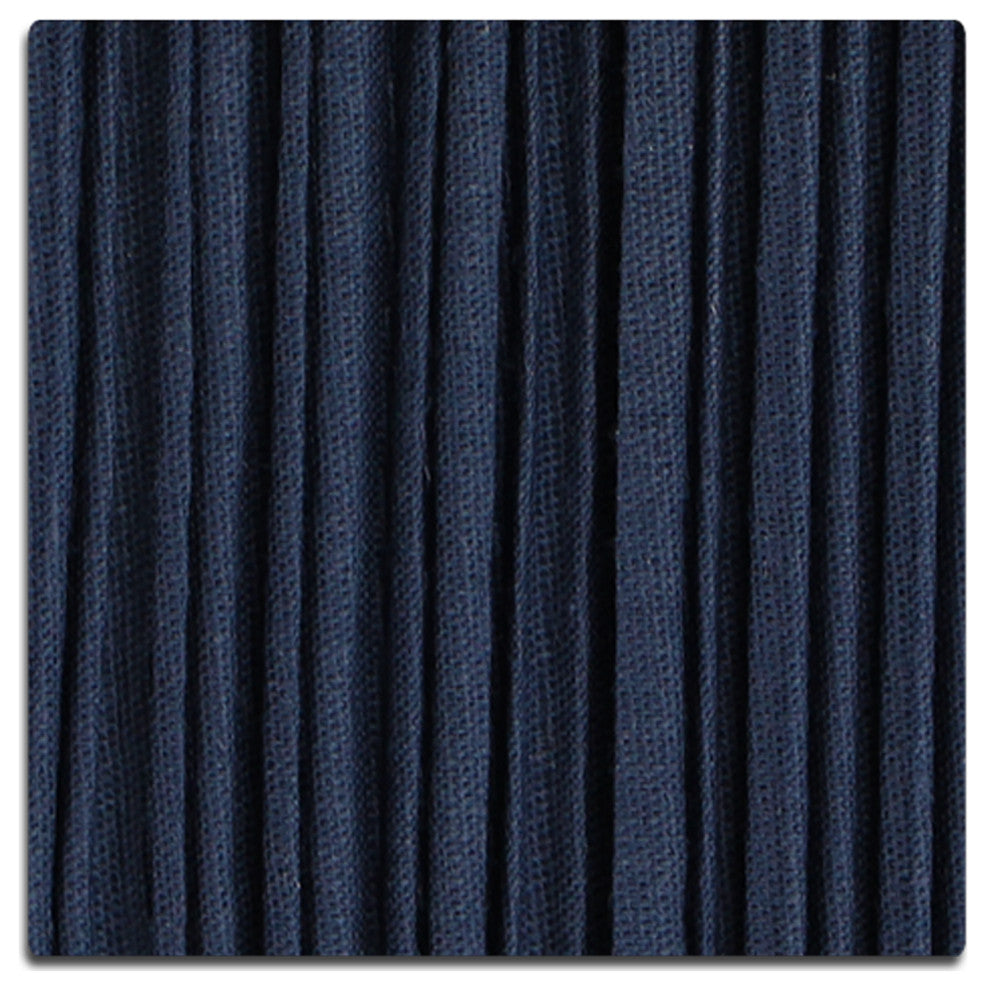 Fenchel Shades 6"x11"x12" Brass Spider Attachment Empire Lamp Shade, Pleated Mushroom Navy