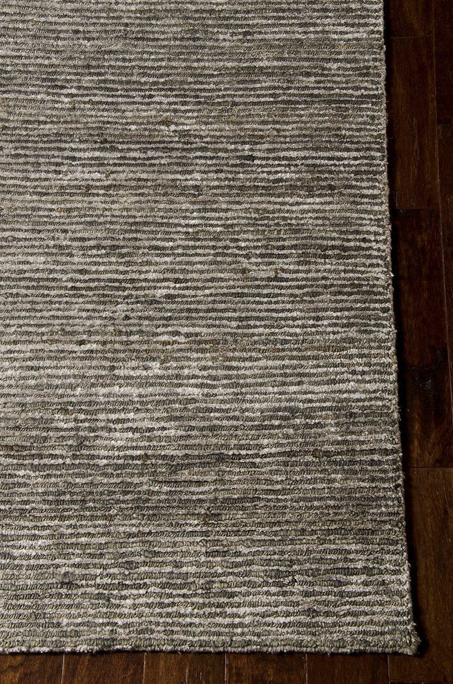 Calvin Klein Home Mesa 4' x 6' Hematite Modern Indoor Area Rug