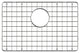 LaToscana Stainless Steel Grid for Undermount/Drop-In Sink LUM2719W