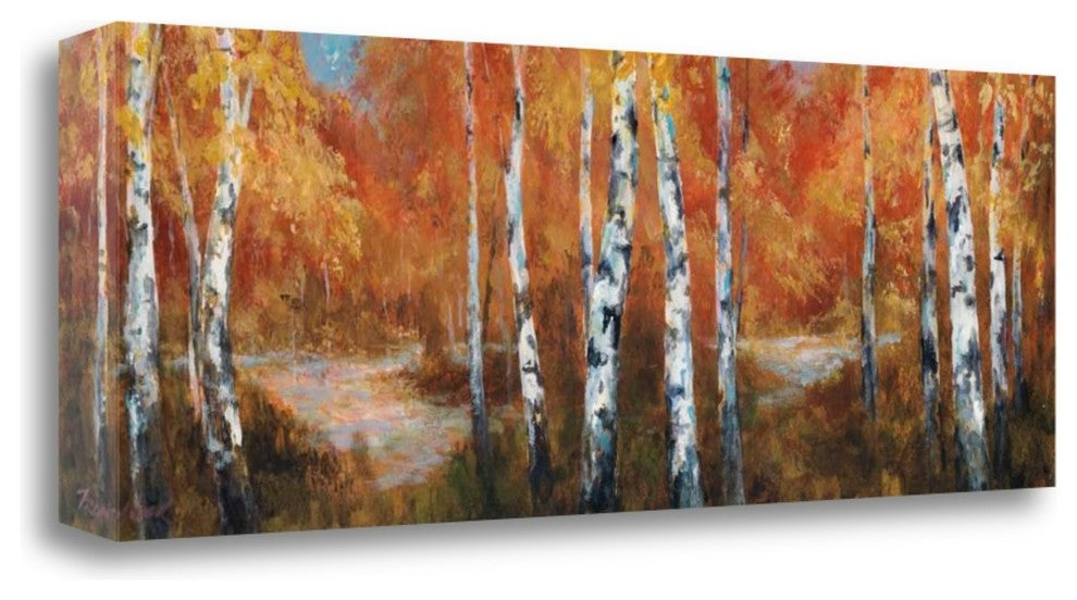 "Autumn Birch II" By Art Fronckowiak, Giclee Print on Gallery Wrap Canvas