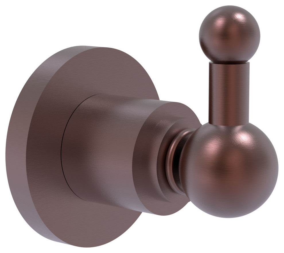 Astor Place Robe Hook, Antique Copper