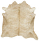 Light Brown Brindle Cowhide Rug, L
