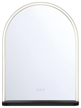 Serin, Mirror, 24"x32", Satin Nickel-Black Mix