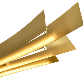 Candora Integrated LED Chandelier, Brass, 50 Inches