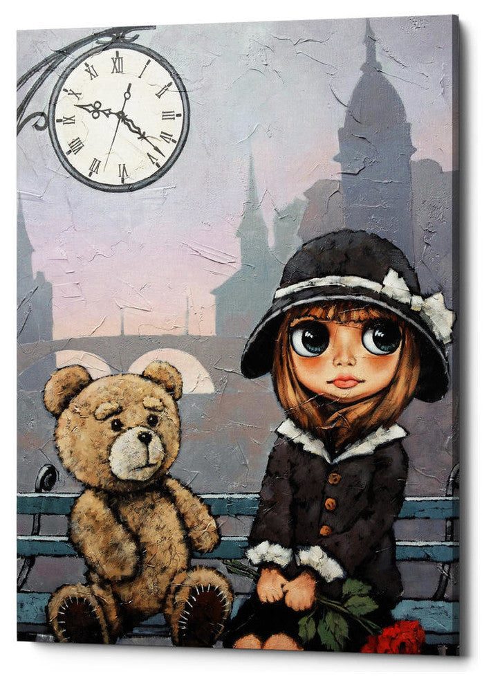 Epic Graffiti "Appointment with Bear" by Alexander Gunin, Giclee Canvas, 18"x26"