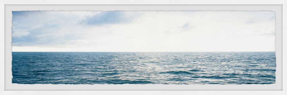 "Dive Into the Ocean" Framed Painting Print, 30x10