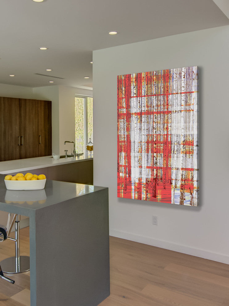 "Aspen Trees" Fine Art Canvas Print, 24"x36"