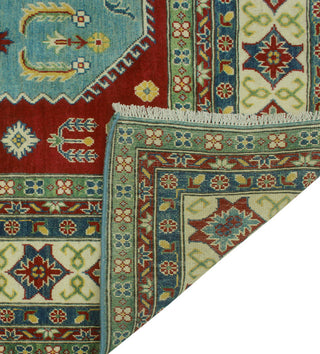 Kazak Tiger Lt. Blue/Ivory Rug, 8'4 x 11'3