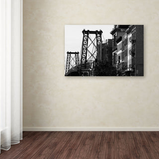 "Williamsburg Bridge" Canvas Art by Yale Gurney, 30"x47"