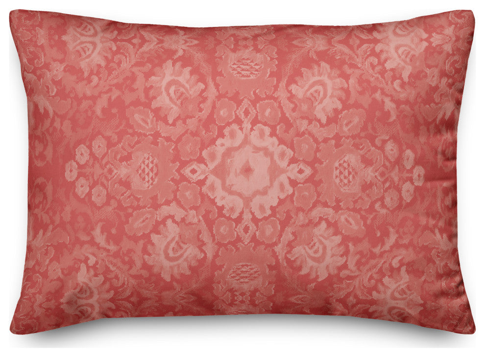 Pink Rug Pattern 14x20 Indoor / Outdoor Pillow