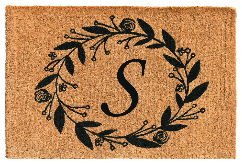 Black Rose Doormat, 24"x36"x1.5", S