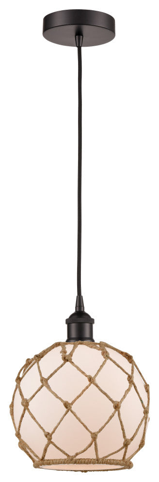 Innovations 616-1P-OB-G121-8RB-LED 1-Light Mini Pendant, Oil Rubbed Bronze