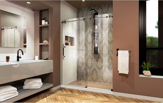 Dreamline Enigma-Xt 56 To 60" Fully Frameless Sliding Shower Door