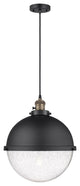 INNOVATIONS 201CSW-BAB-HFS-124-BK 1-Light Pendant Matte Black